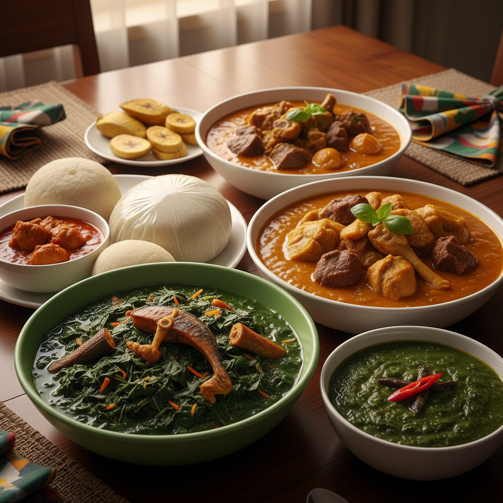 Ugu, Ewedu & Ogbono Meals for Stable Blood Sugar