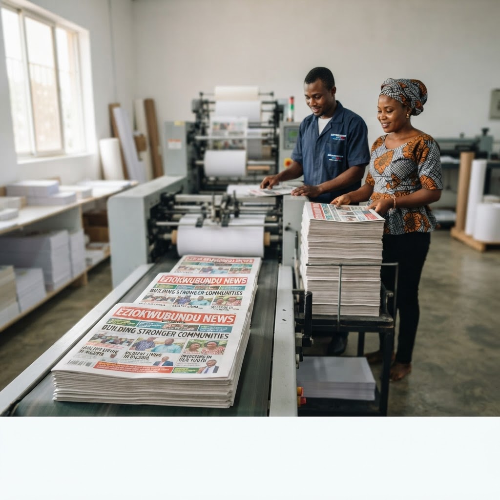 Fund The Eziokwubundu News Weekly Print Revolution