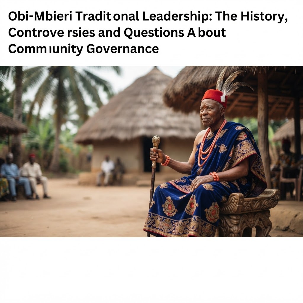 Obi-Mbieri Traditional Leadership: The History, Controversies and Questions About Community Governance
