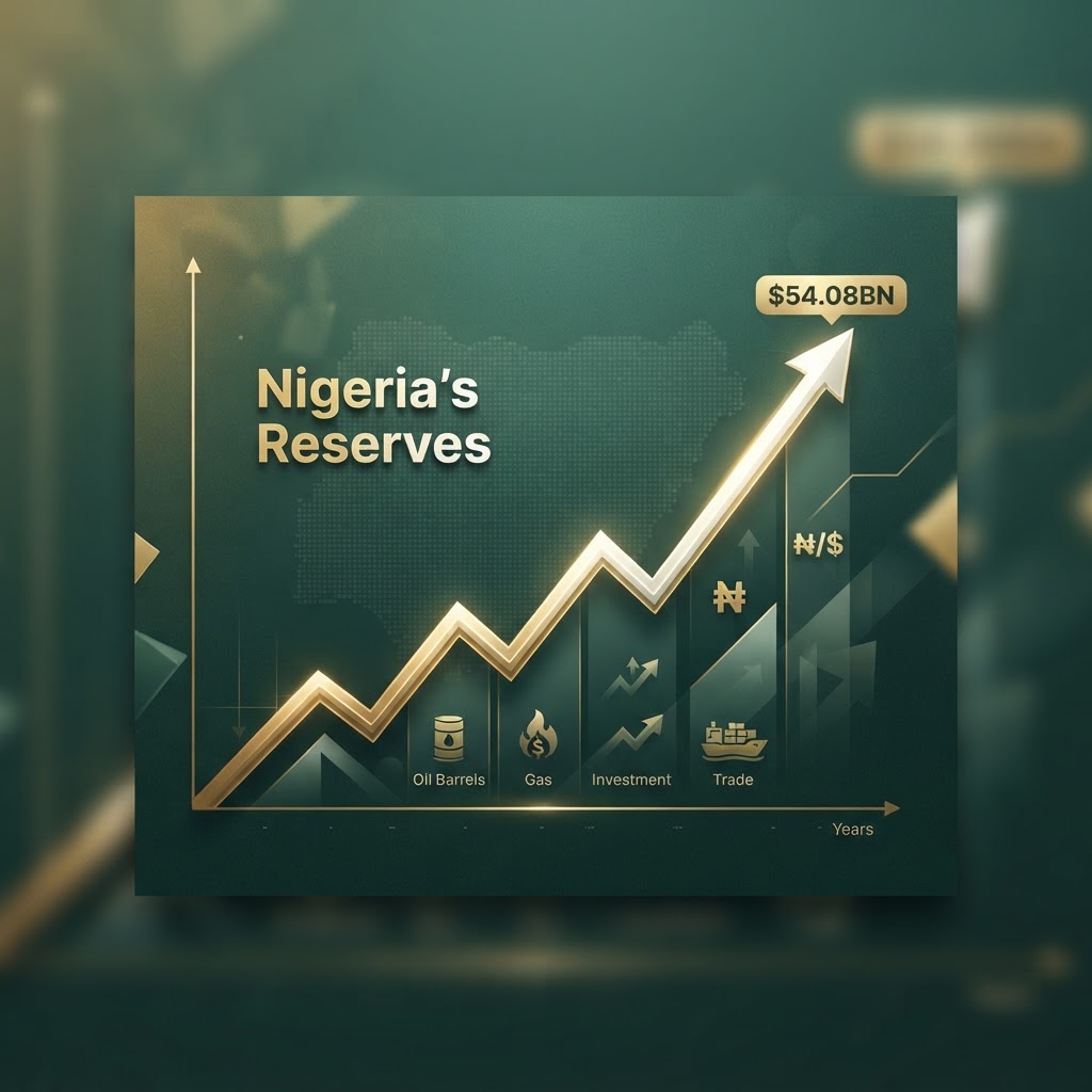 Nigeria’s Reserves Surge to $54.08bn: What Is Driving the Increase?
