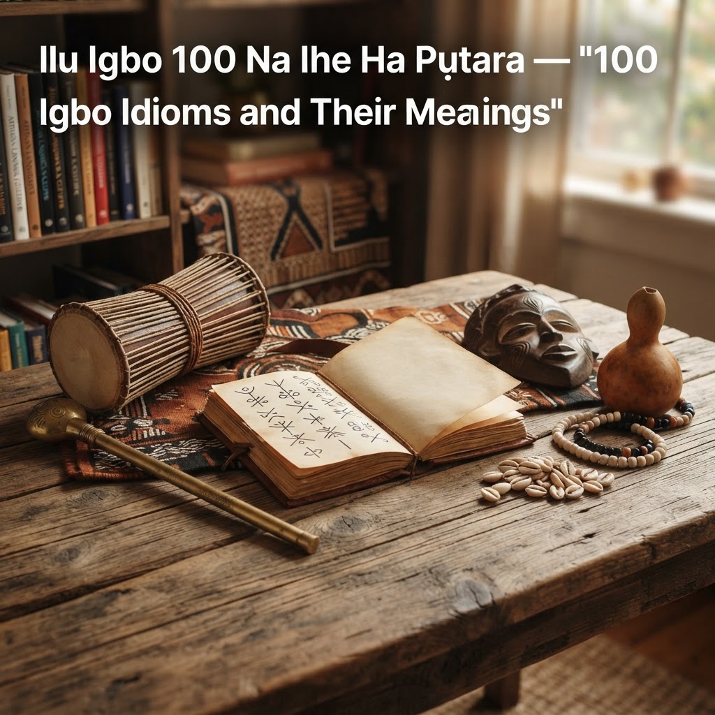 Ilu Igbo 100 Na Ihe Ha Pụtara — "100 Igbo Idioms and Their Meanings"