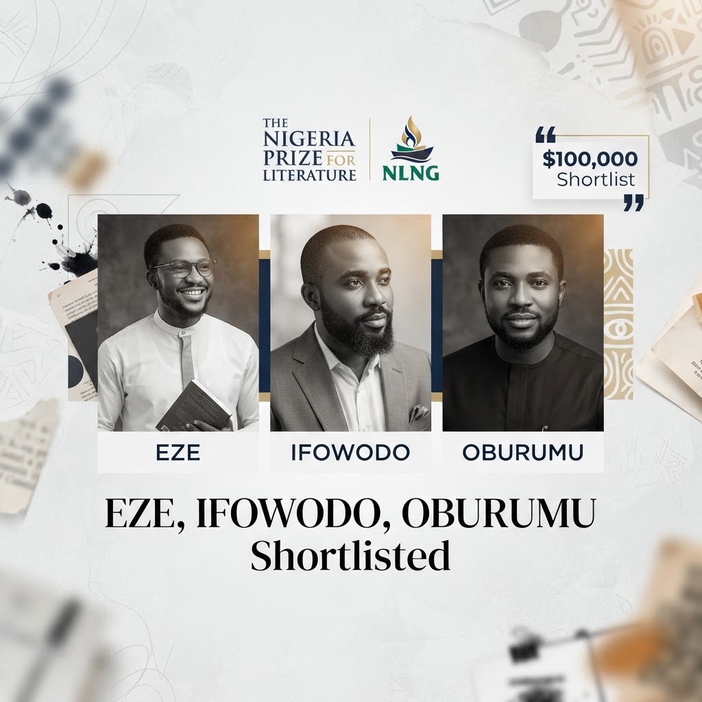 NLNG shortlists Eze, Ifowodo and Oburumu for its $100,000 literature prize