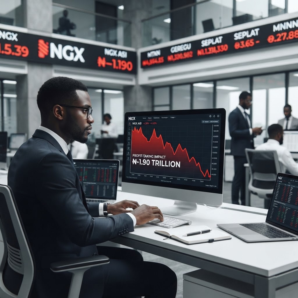 Nigerian Stock Market Loses ₦1.9 Trillion to Profit-Taking