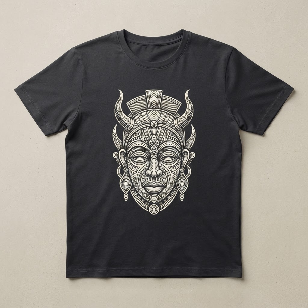 Mmanwu Mask Tee