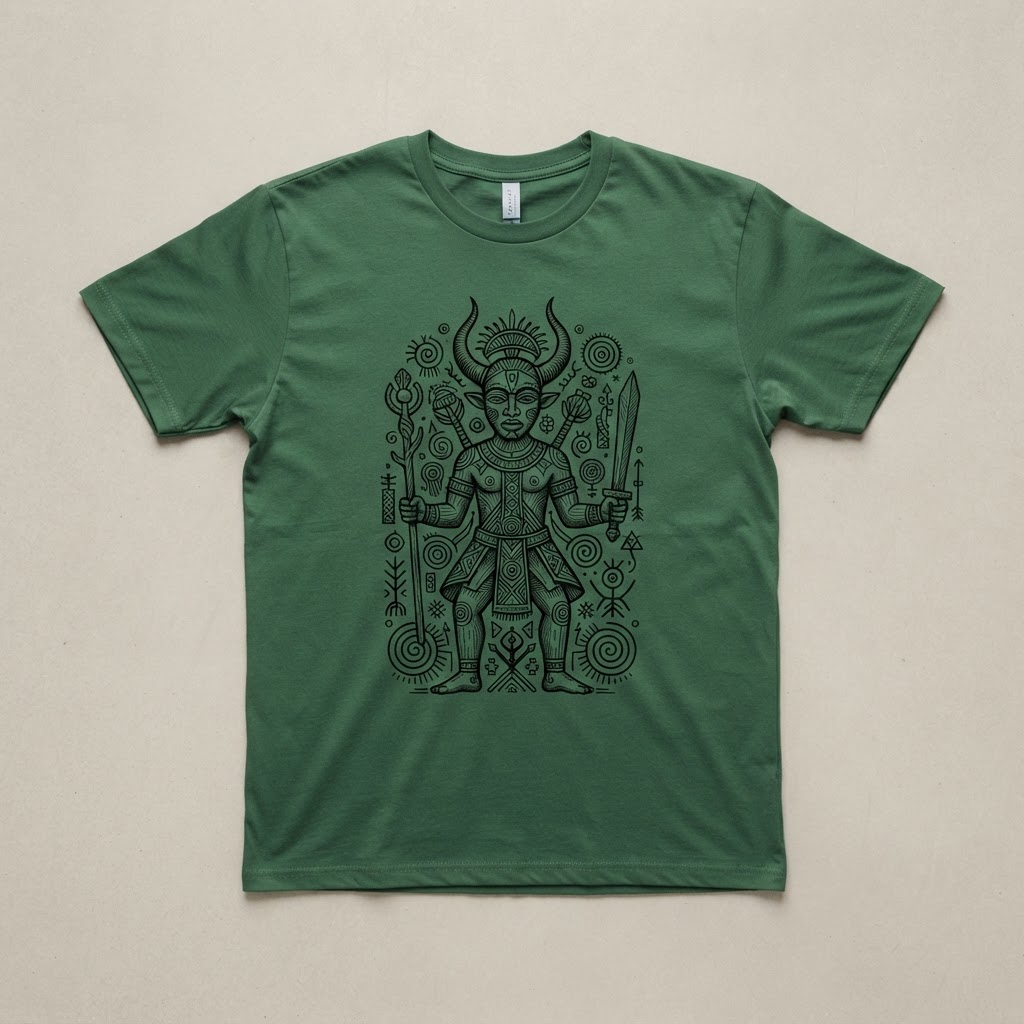 Ikenga Figure Tee